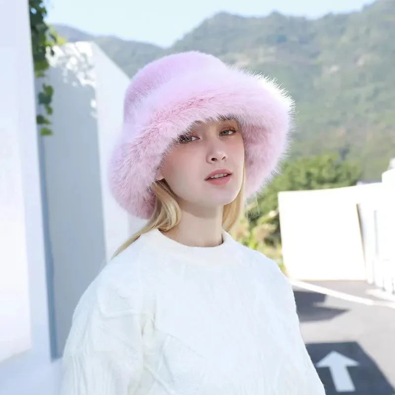 Fur Bucket Hat