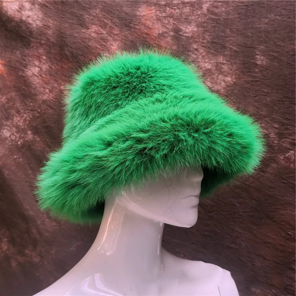 Fur Bucket Hat
