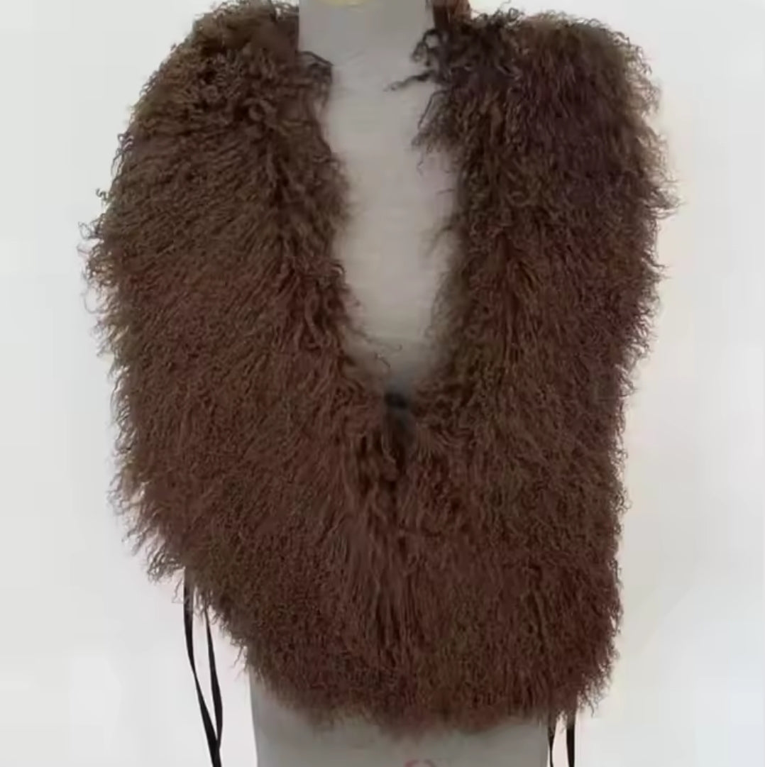 Fur Top Vest