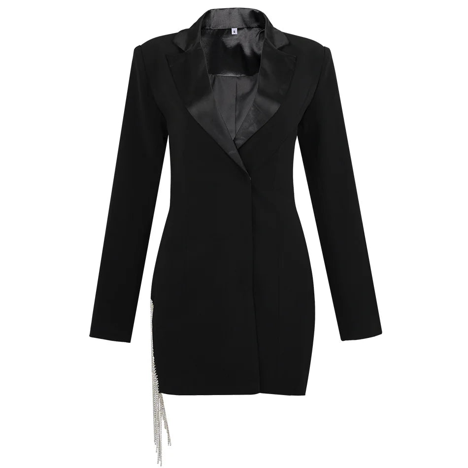 Dania Tassel Blazer Dress