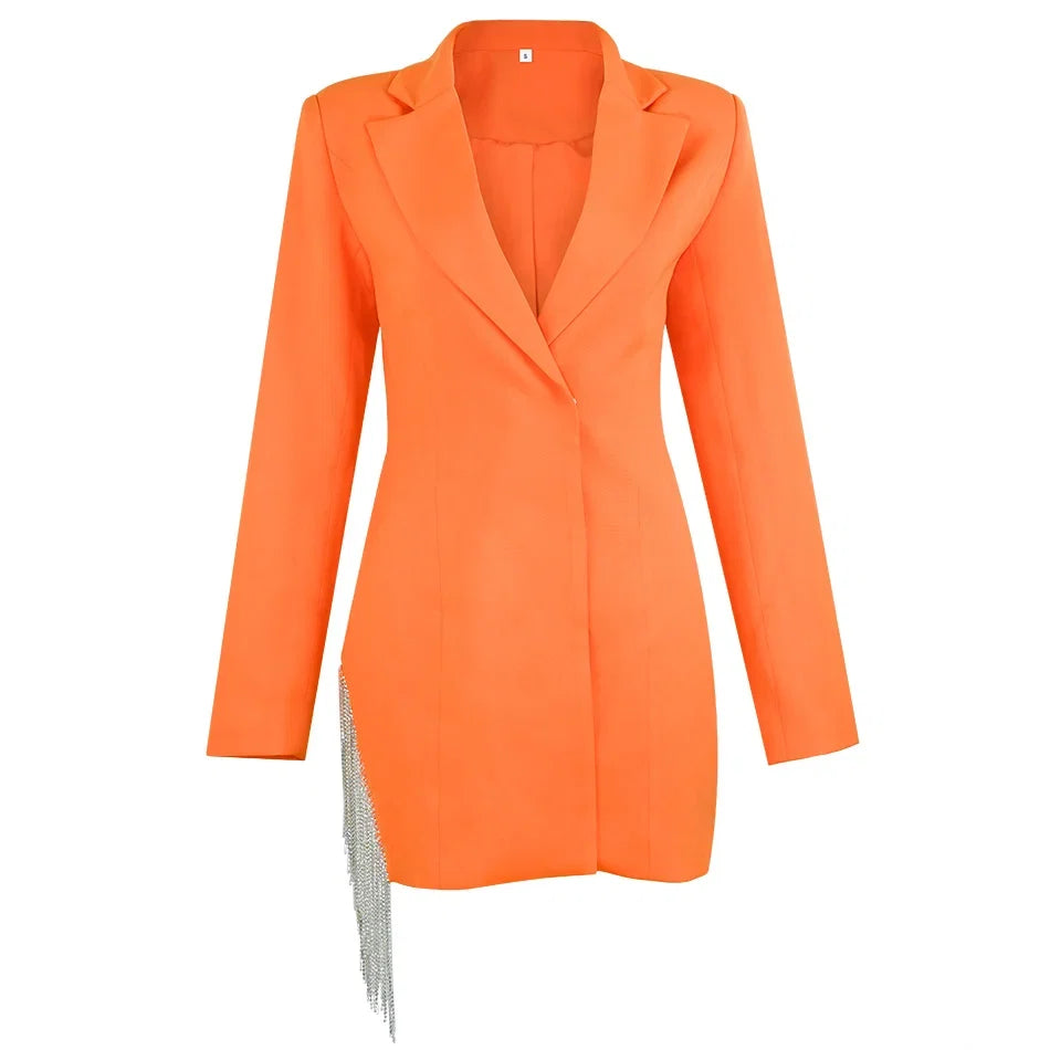 Dania Tassel Blazer Dress