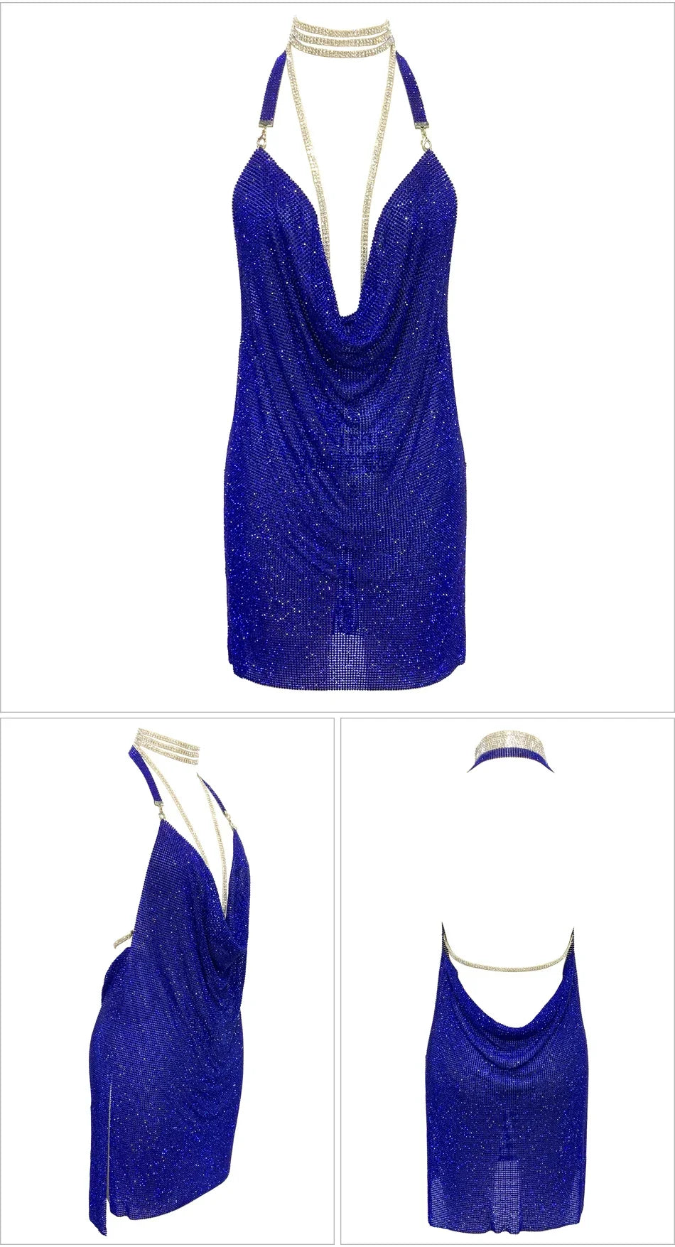 Kendall Rhinestone Mini Dress