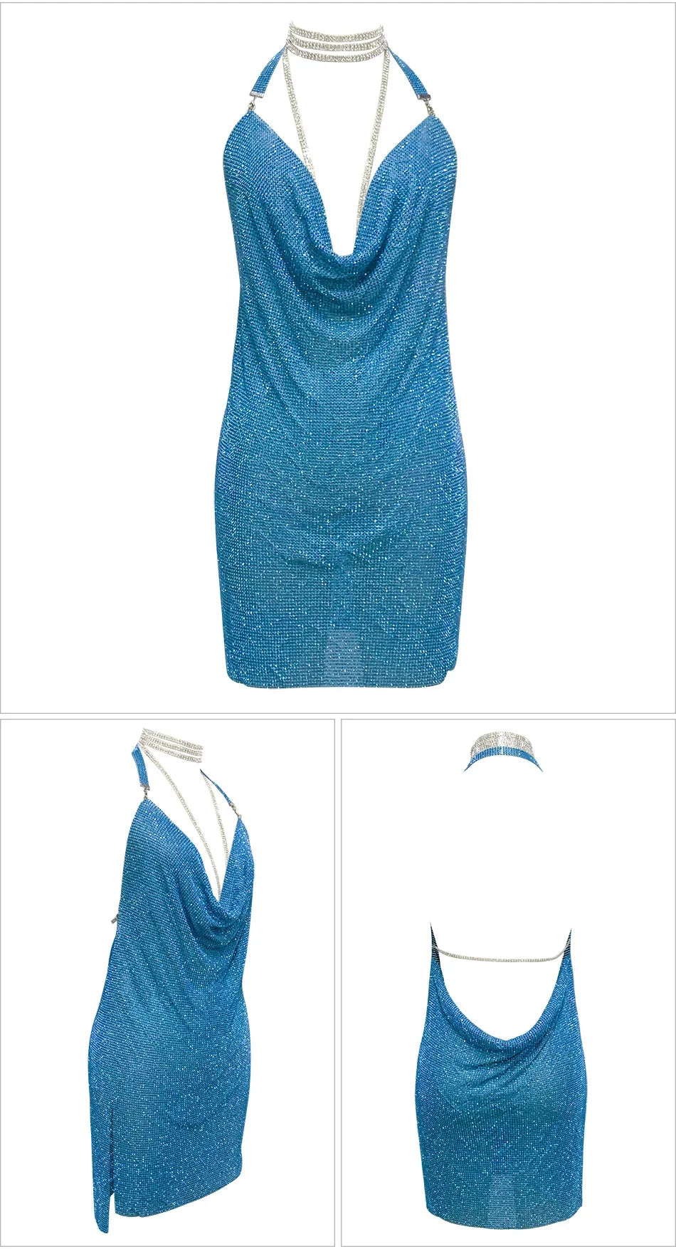 Kendall Rhinestone Mini Dress