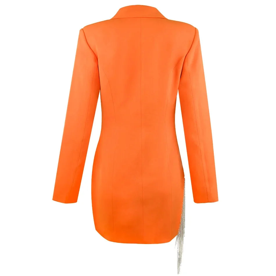 Dania Tassel Blazer Dress