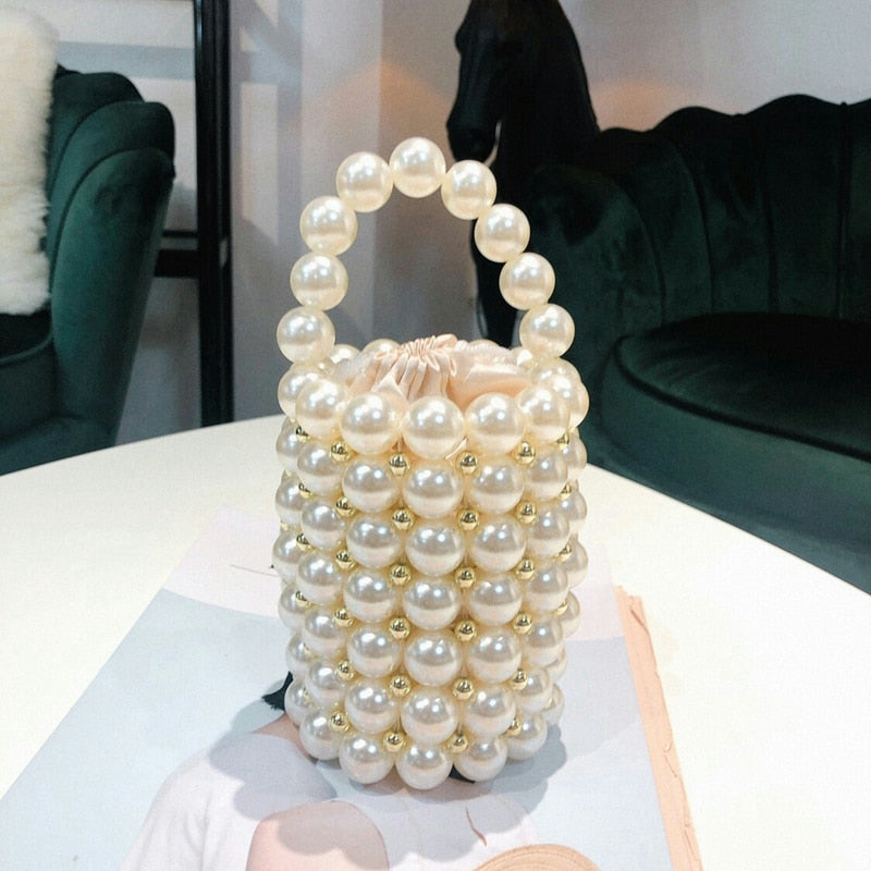Her Pearls Beading Tote Bag