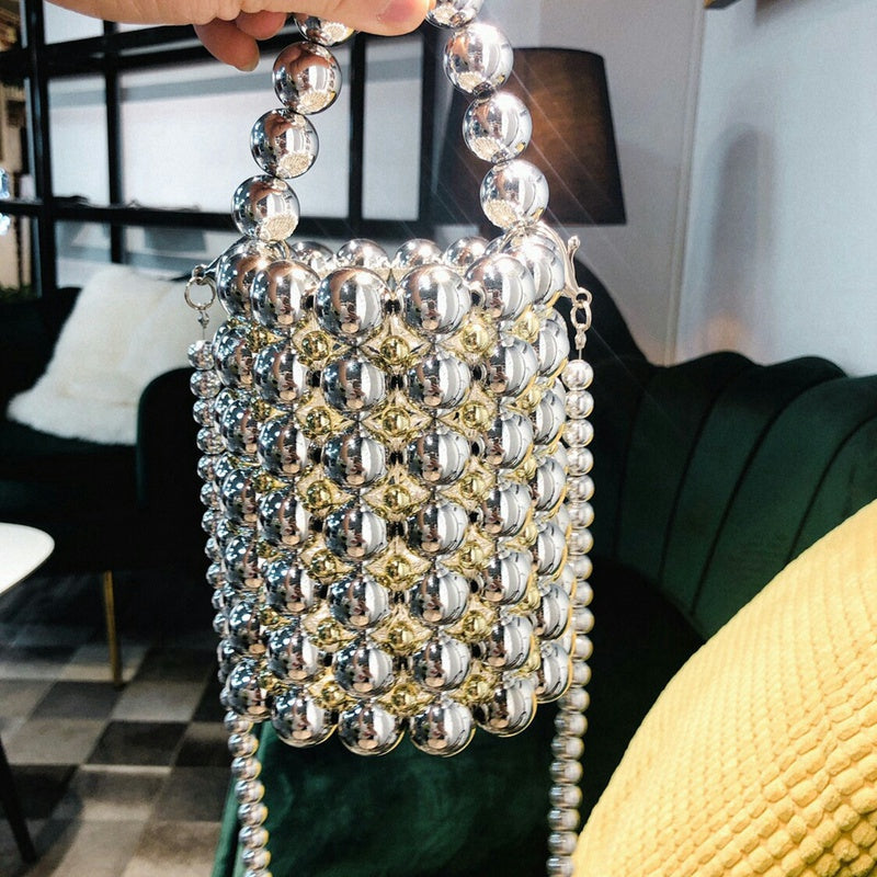 Her Pearls Beading Tote Bag