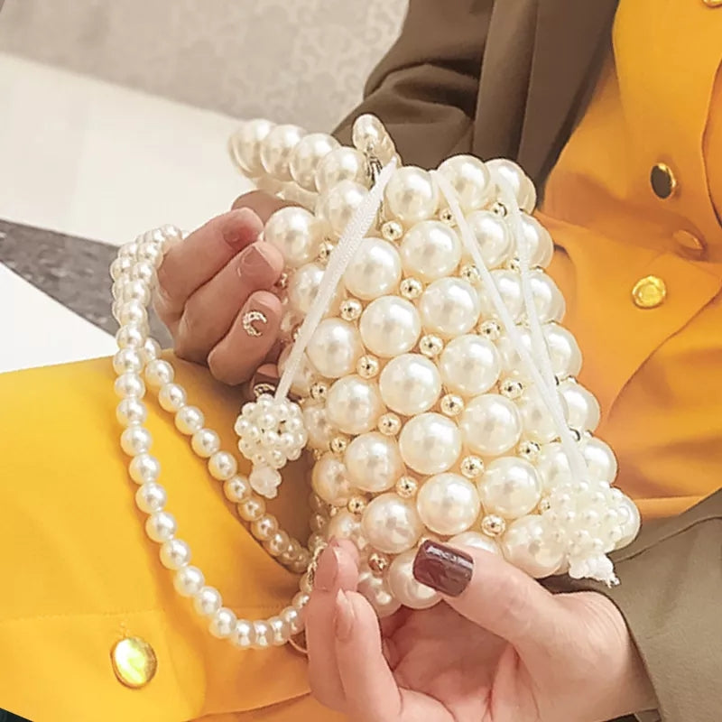 Her Pearls Beading Tote Bag
