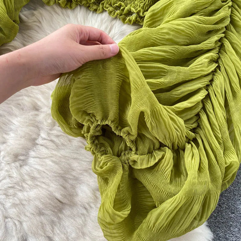 Chiffon Puff Sleeve Top