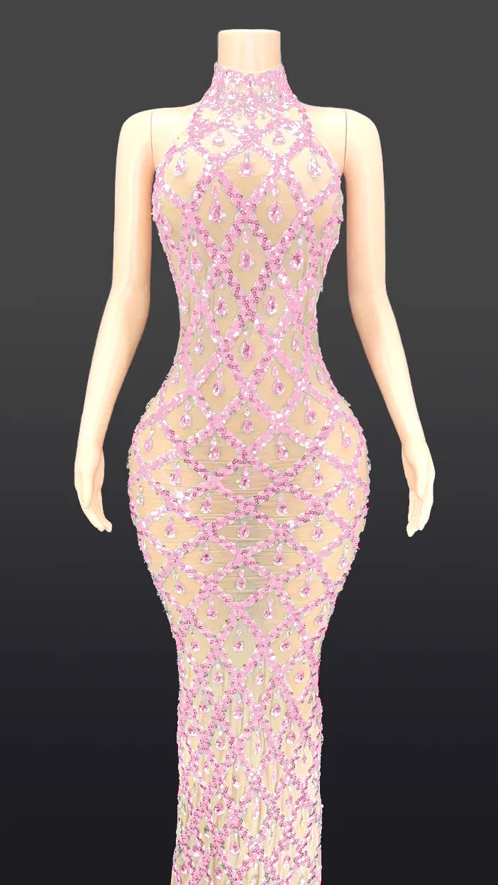 I Like It Shiny Maxi Dress