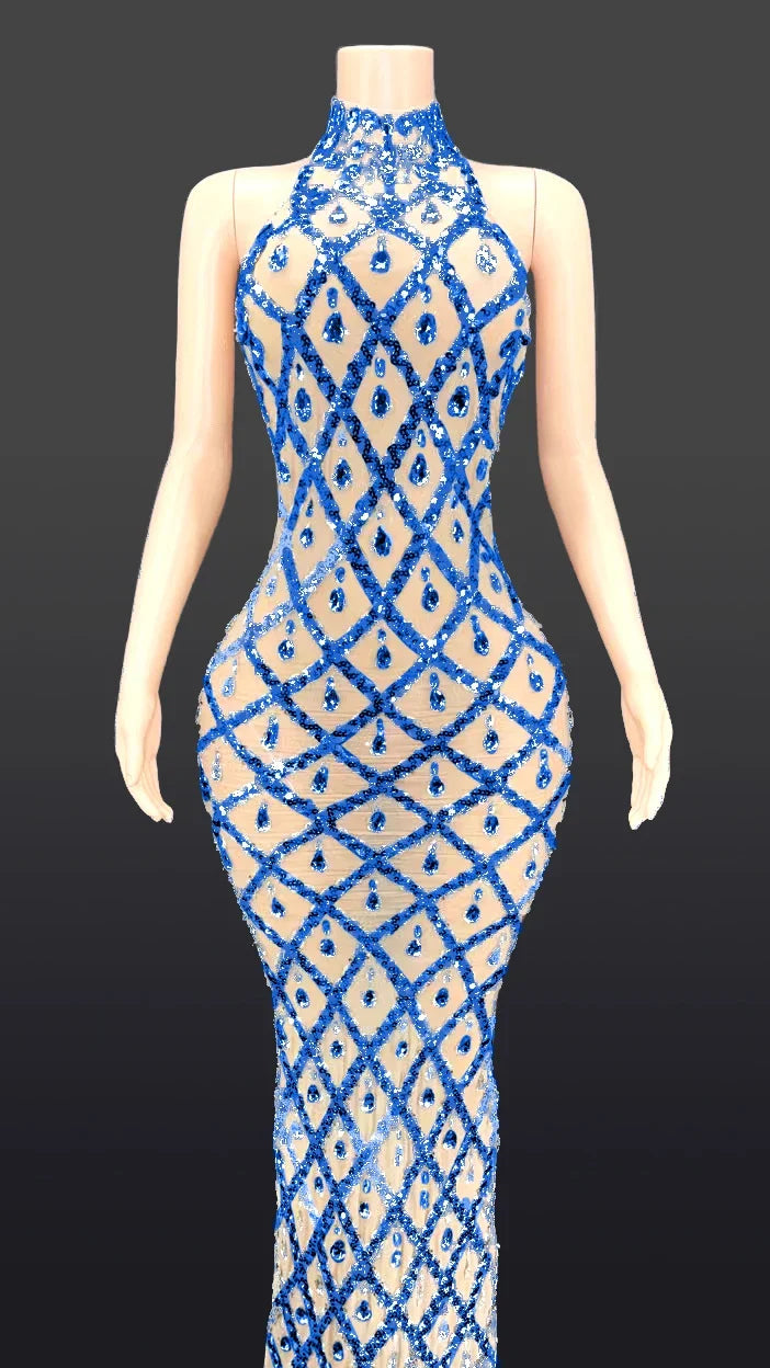 I Like It Shiny Maxi Dress