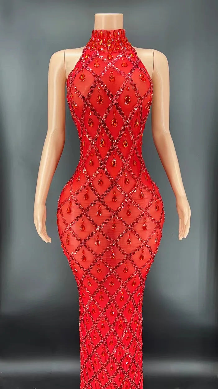 I Like It Shiny Maxi Dress
