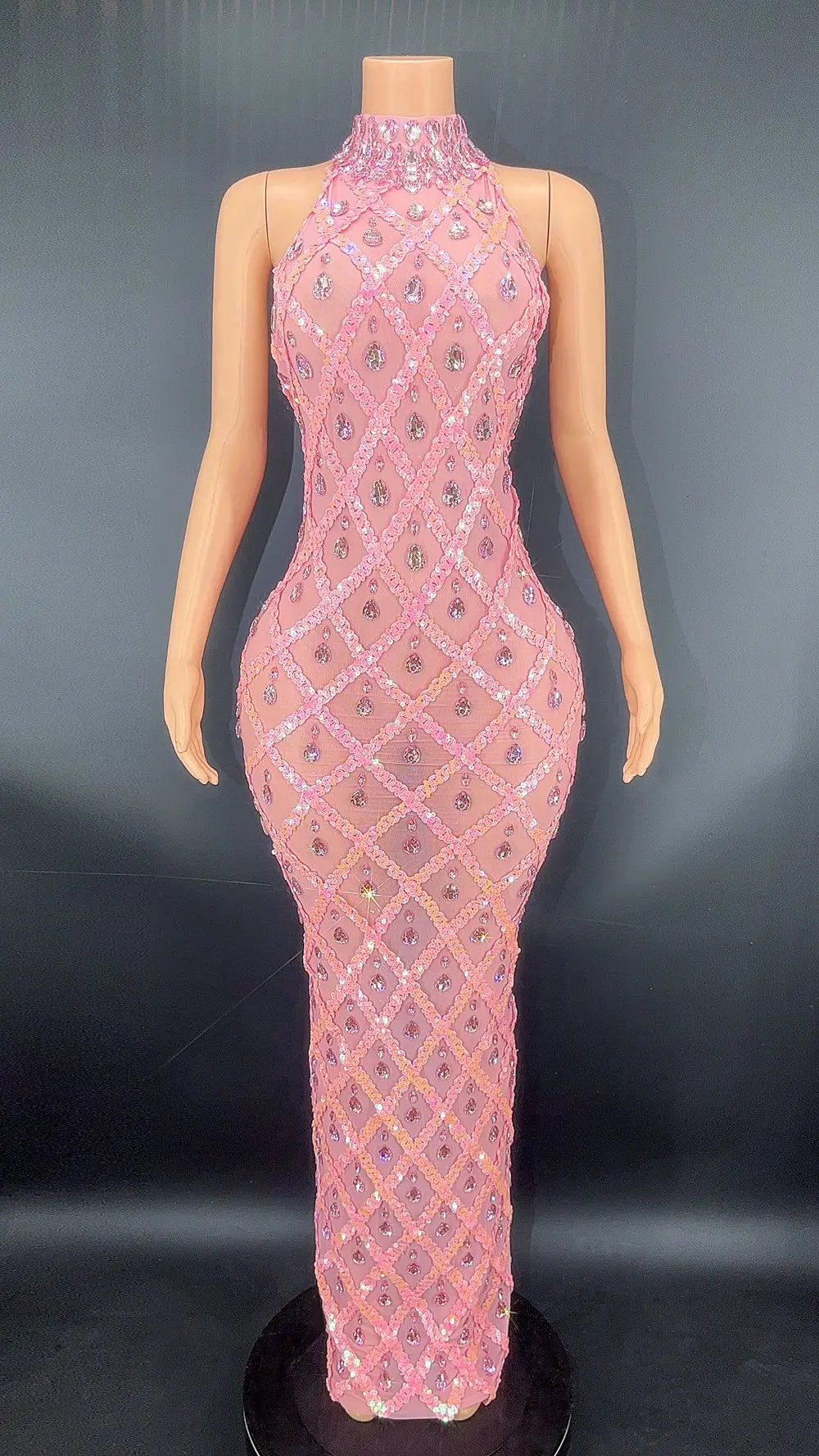 I Like It Shiny Maxi Dress