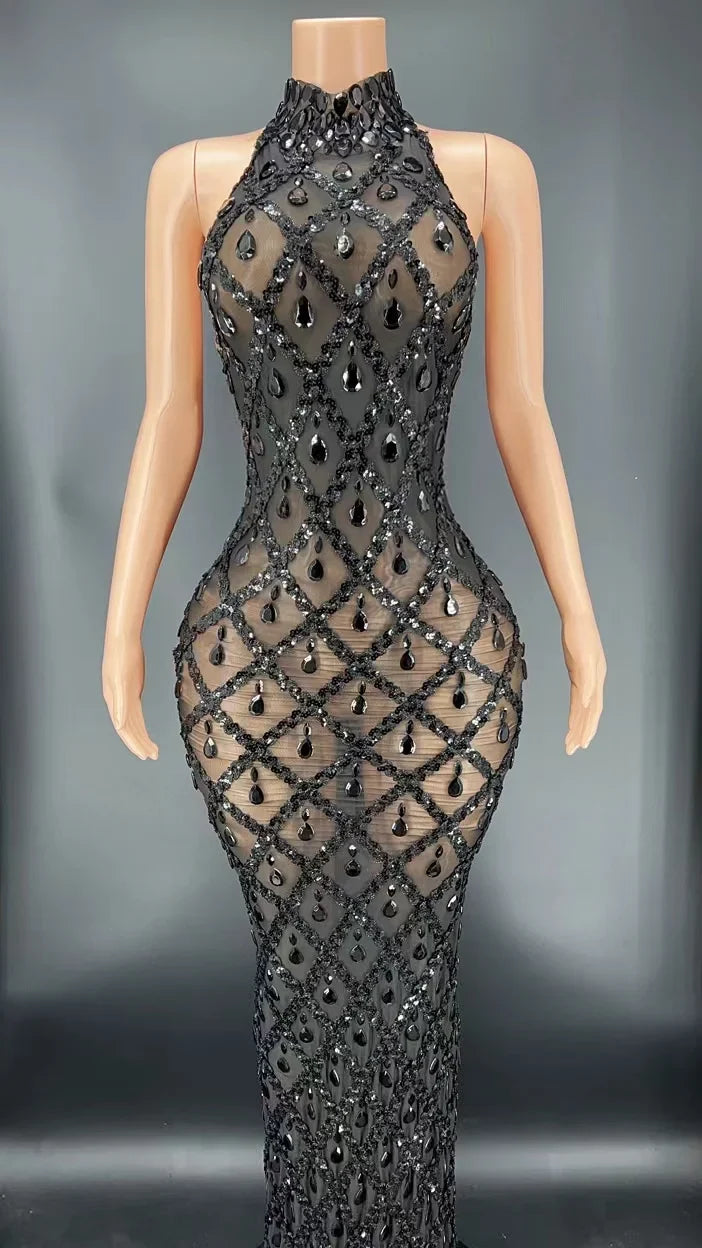 I Like It Shiny Maxi Dress