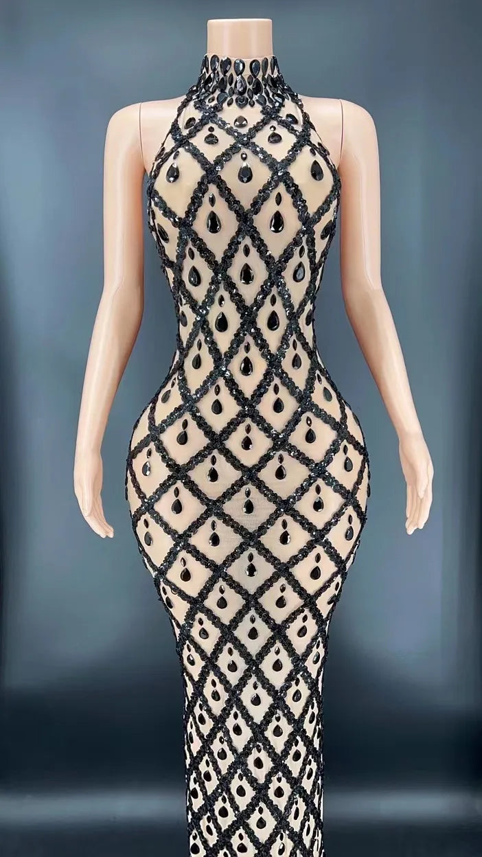 I Like It Shiny Maxi Dress