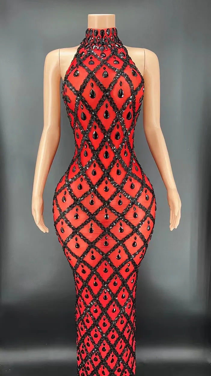 I Like It Shiny Maxi Dress