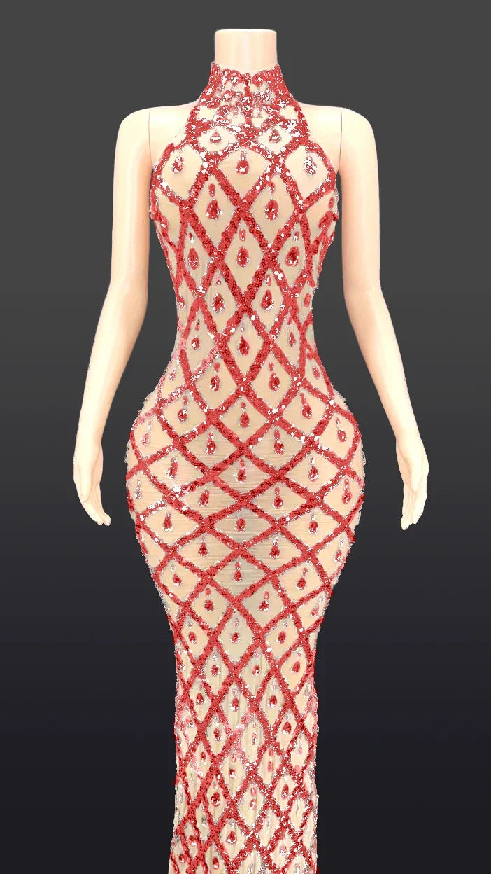 I Like It Shiny Maxi Dress