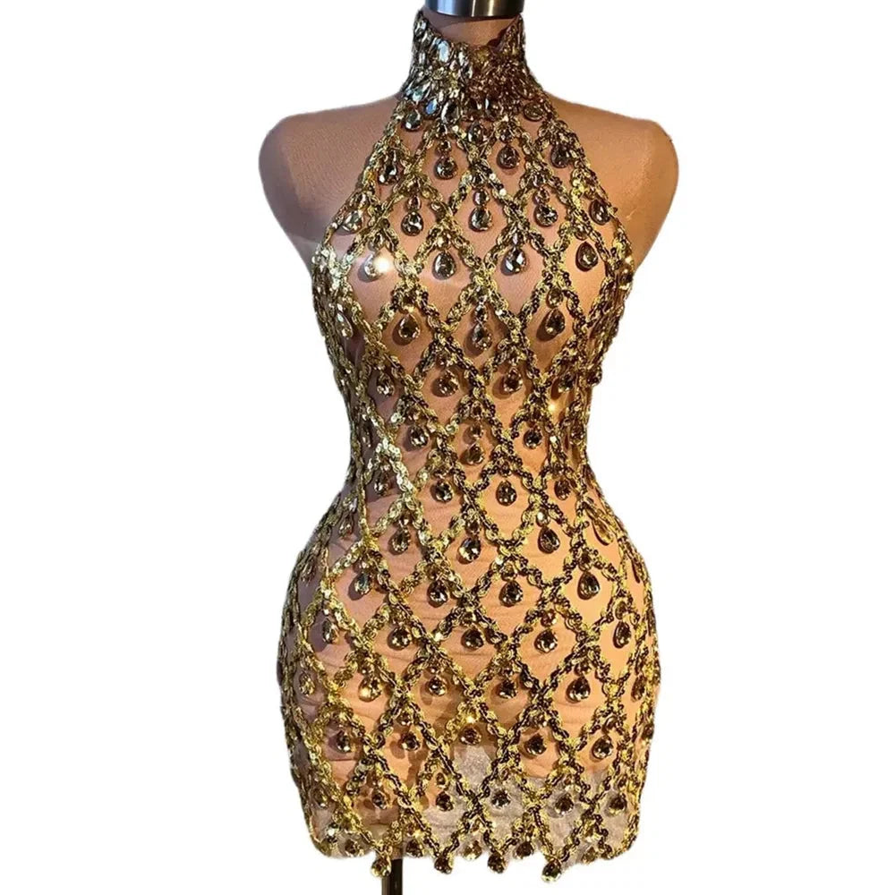 I like It Shiny Mini Dress
