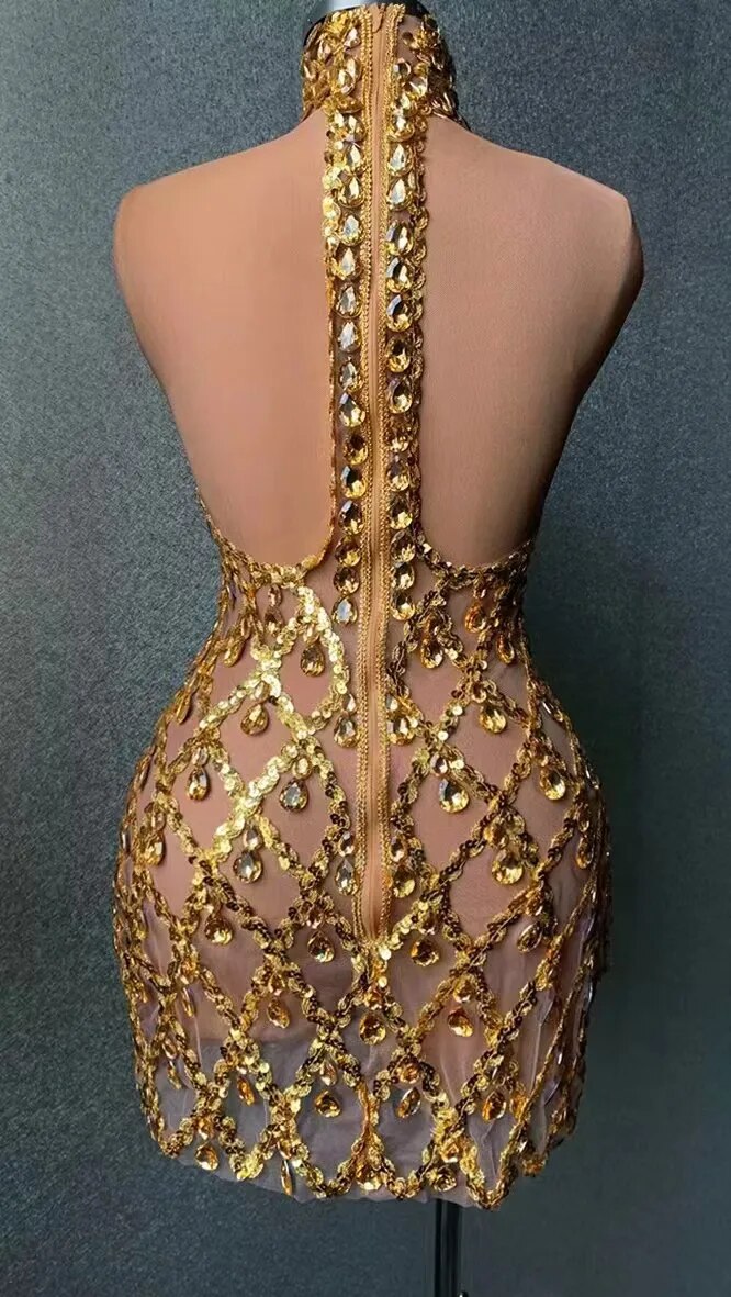 I like It Shiny Mini Dress