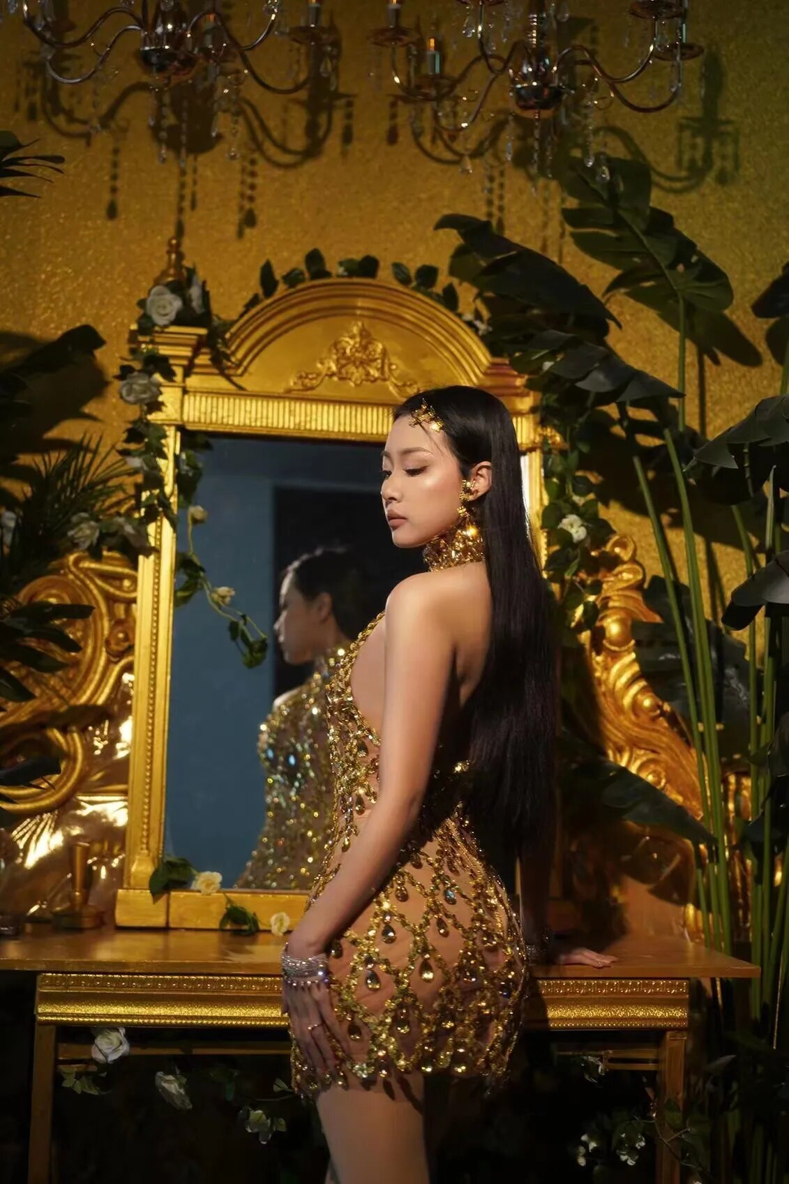 I like It Shiny Mini Dress