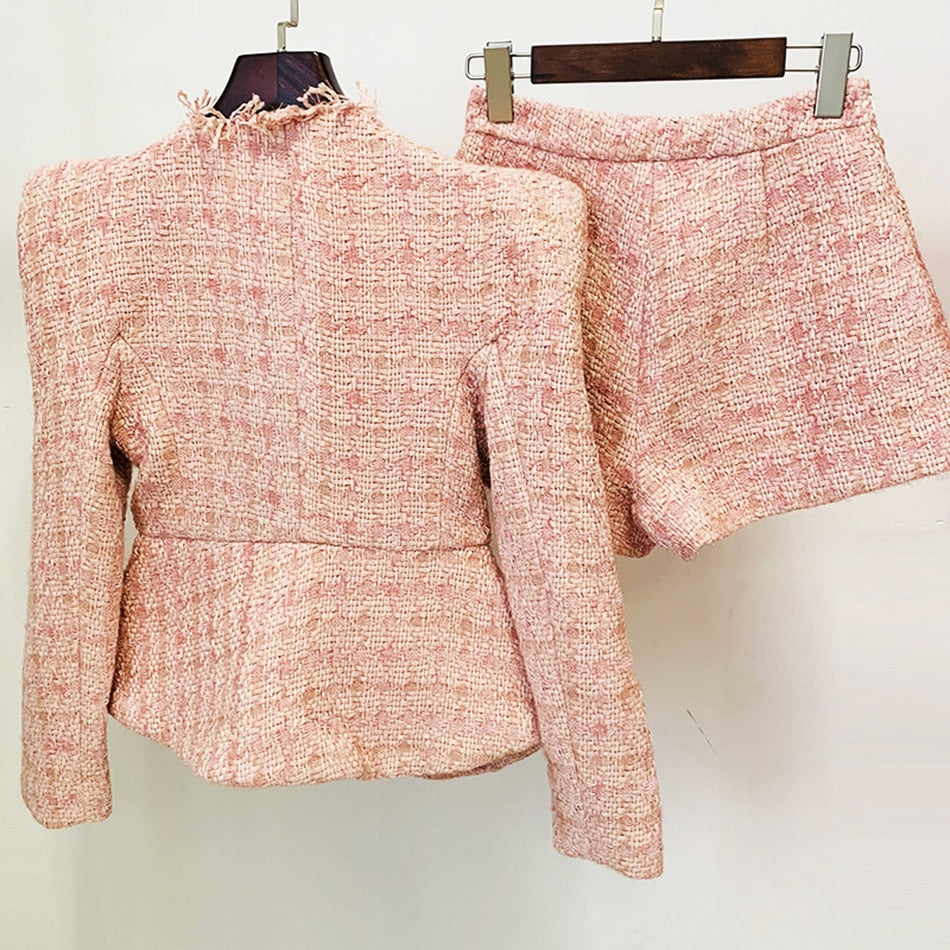 Jackey Blazer Jacket Short Set