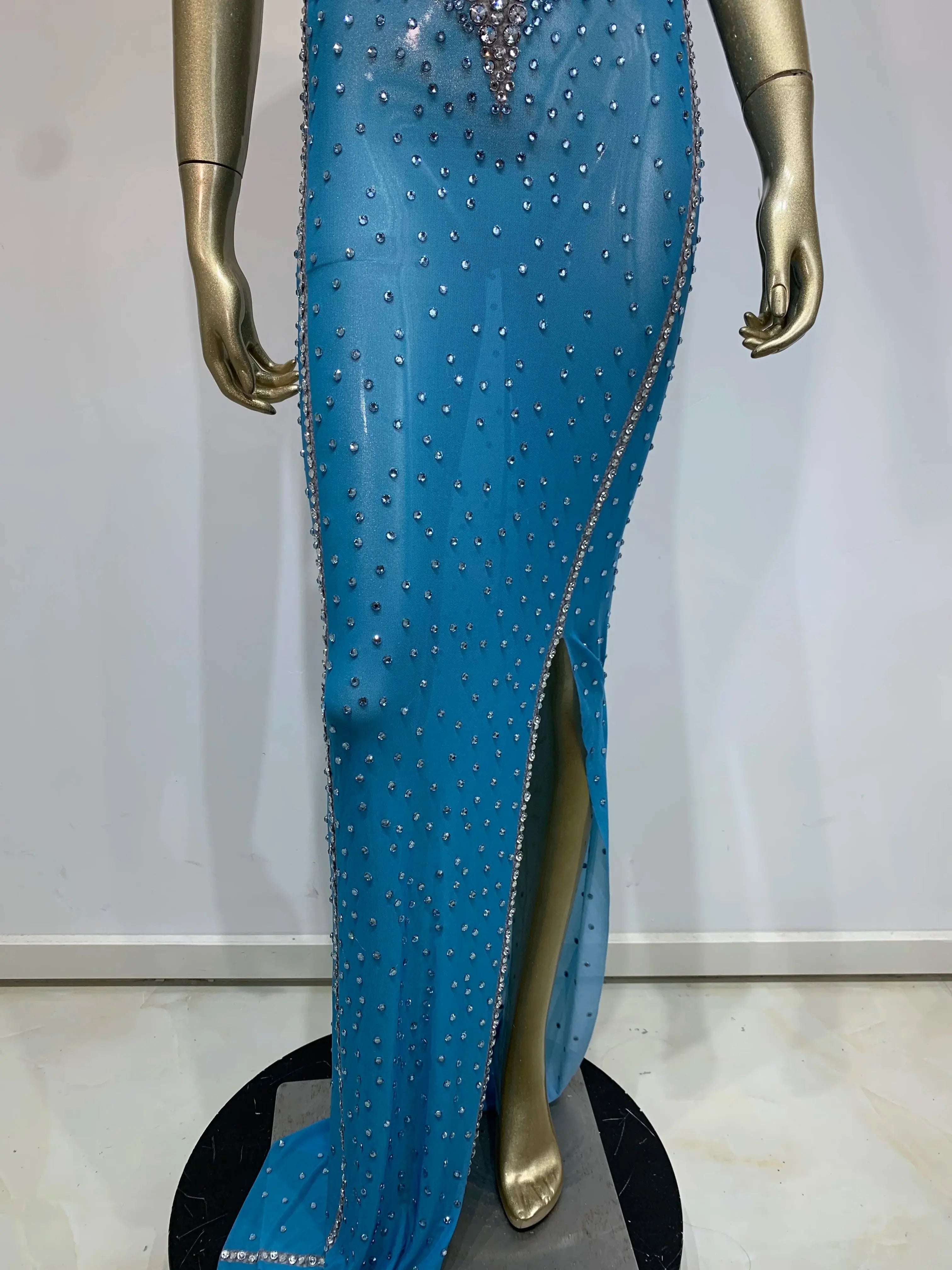 Jenn Sparkling Rhinestone Dress