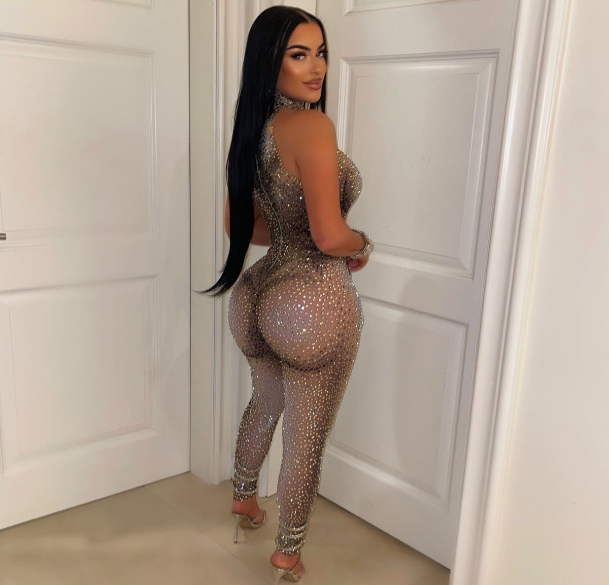 Justine Rhinestone Jumpsuit
