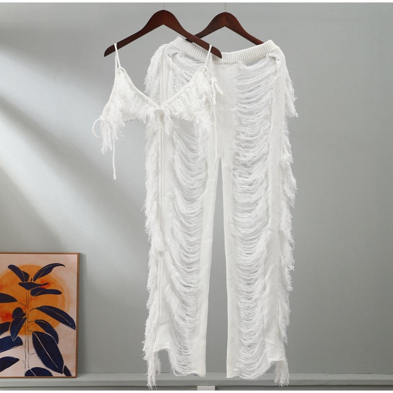 Kamaya Tassel Pants Set
