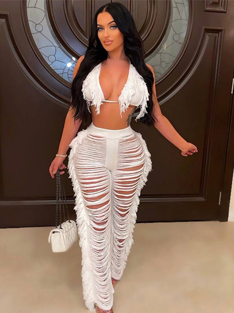 Kamaya Tassel Pants Set