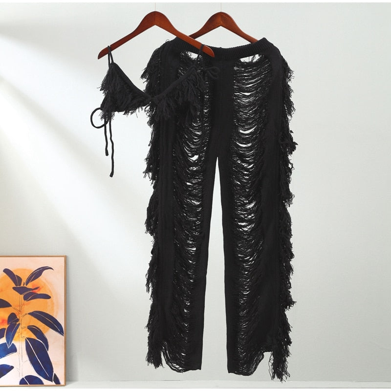 Kamaya Tassel Pants Set