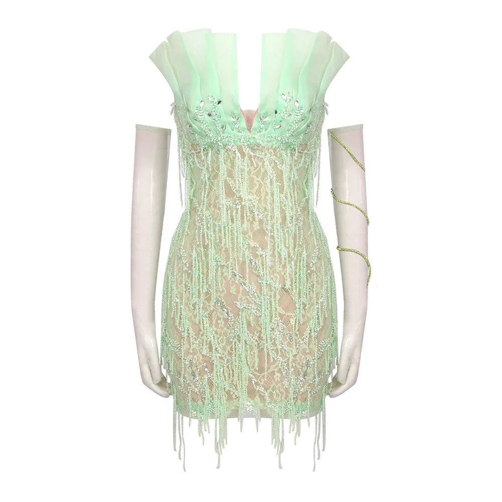 Kiana Beading Mini Dress