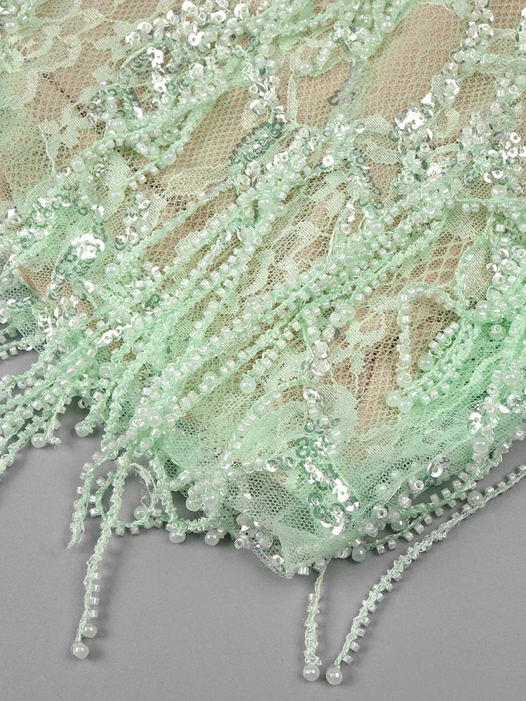 Kiana Beading Mini Dress