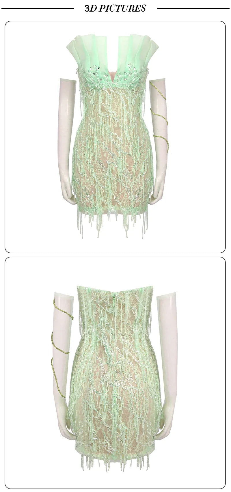 Kiana Beading Mini Dress