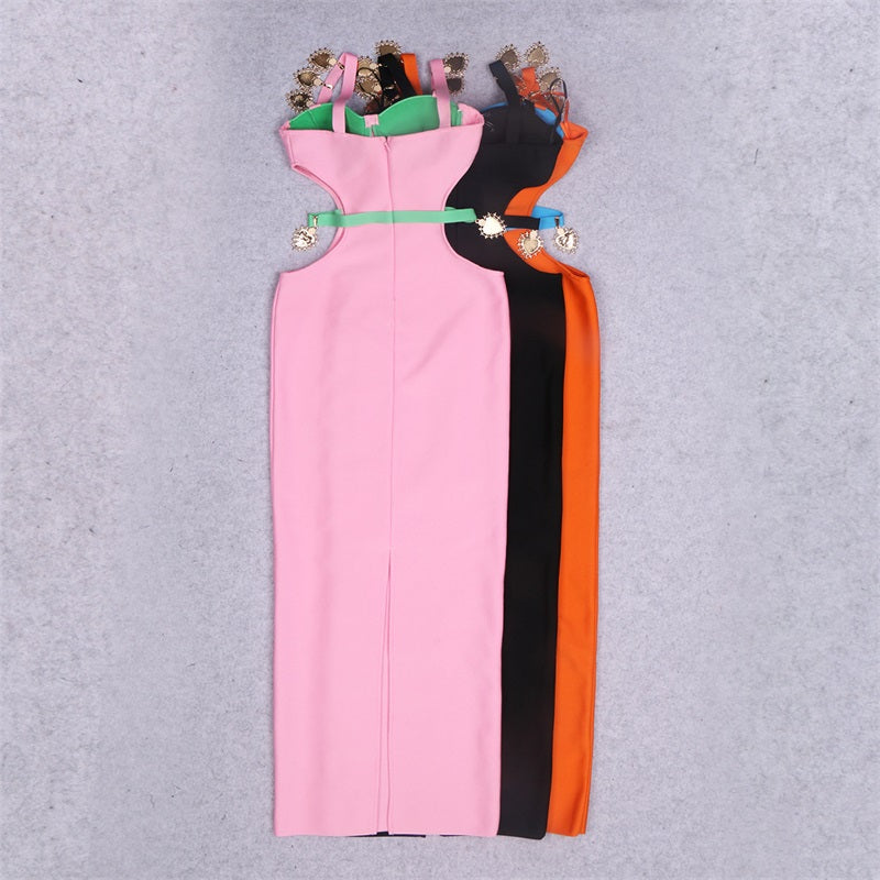 Lauren Bodycon Bandage Maxi Dress