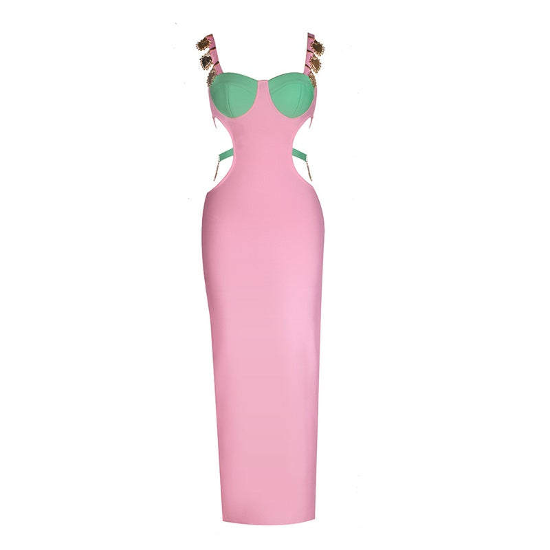Lauren Bodycon Bandage Maxi Dress