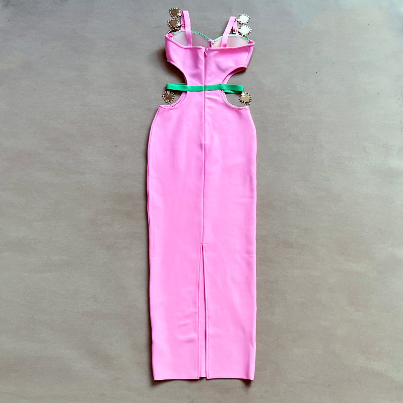 Lauren Bodycon Bandage Maxi Dress