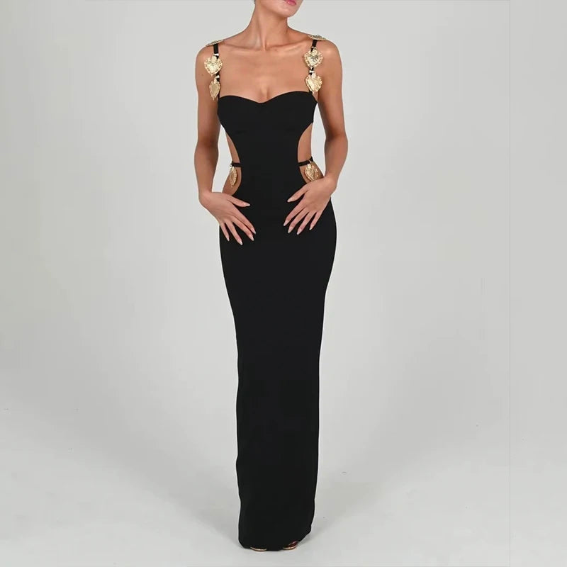 Lauren Bodycon Bandage Maxi Dress
