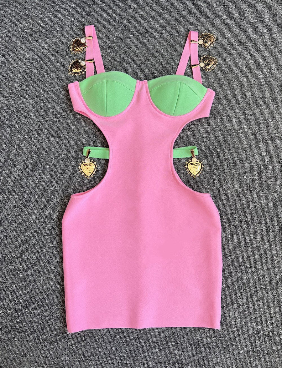 Lauren Bodycon Bandage Mini Dress