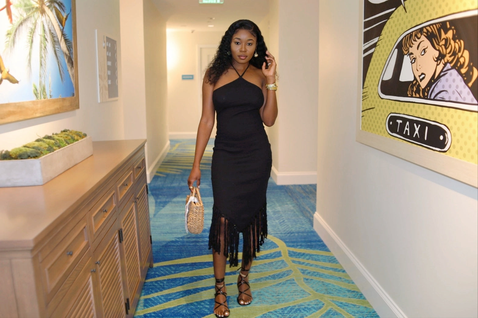 Leslie Fringe Bodycon Dress