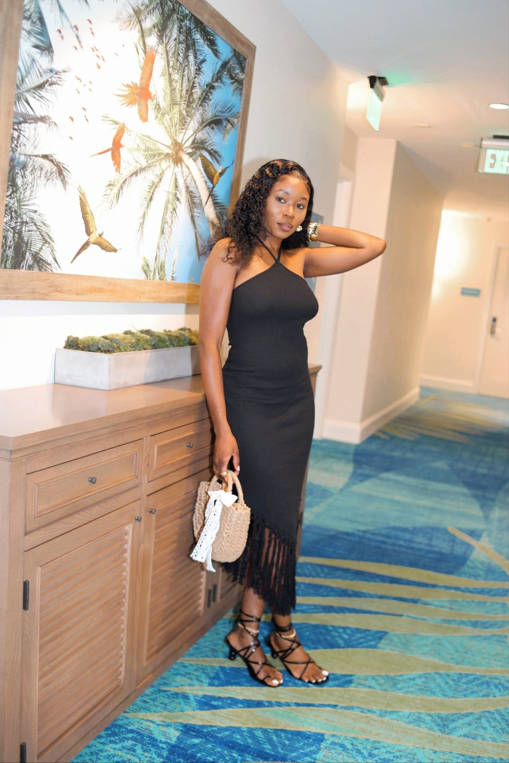 Leslie Fringe Bodycon Dress