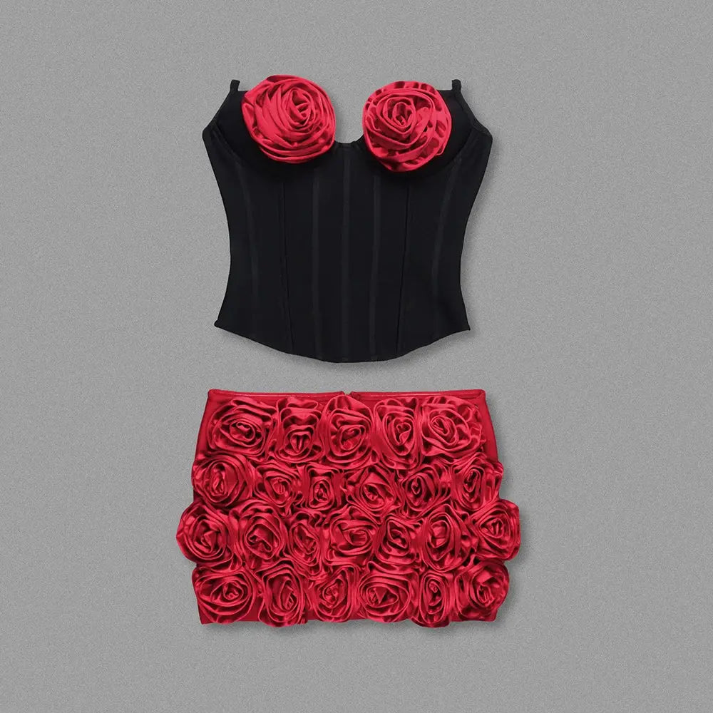 Lizzy Bandage Skirt Set