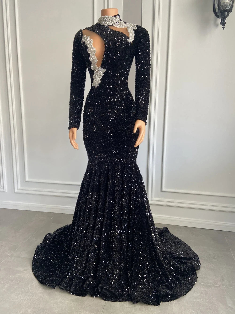 Lori Sequined Maxi Dress