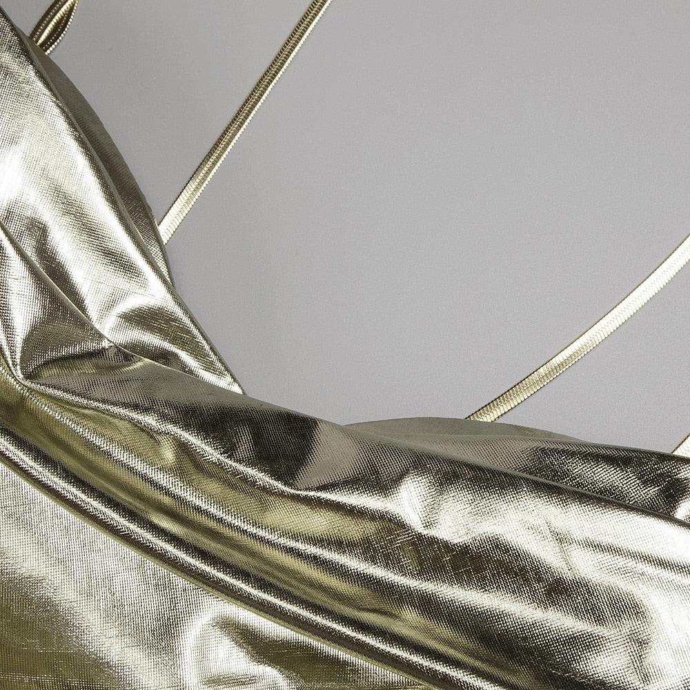 Loves Gold Maxi Dress