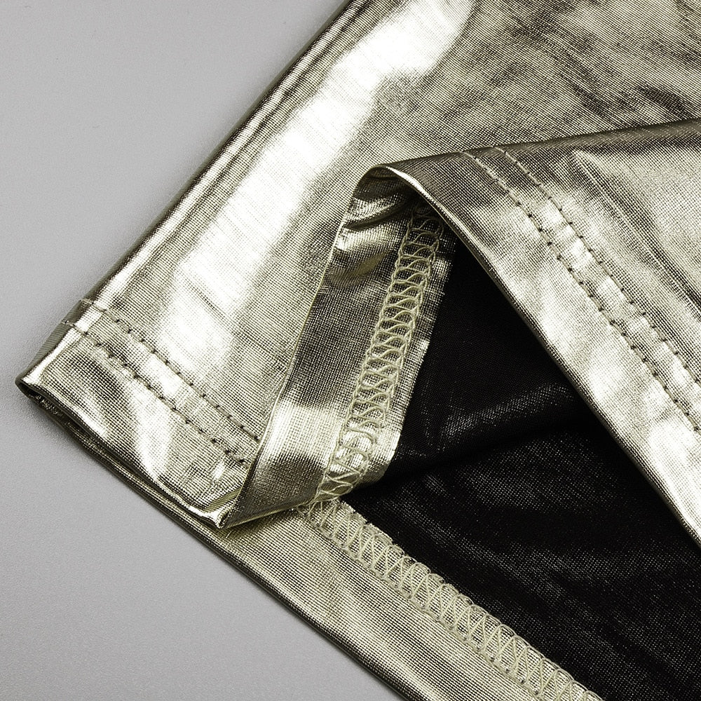 Loves Gold Maxi Dress