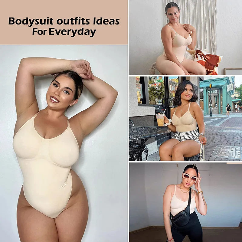 Low Back Shapewear Seamless Bodysuit