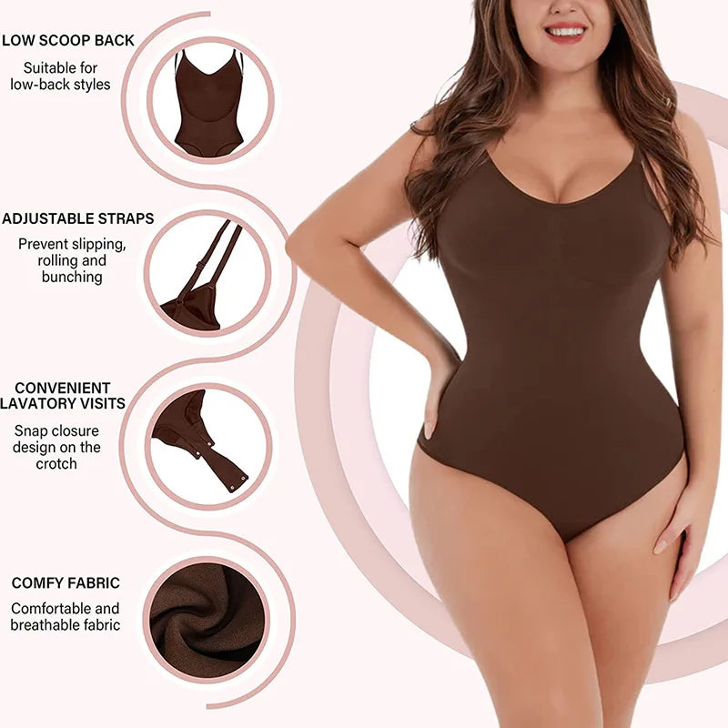 Low Back Shapewear Seamless Bodysuit