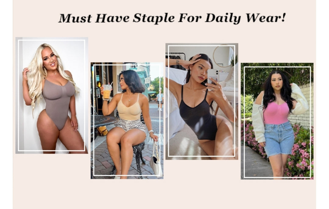 Low Back Shapewear Seamless Bodysuit