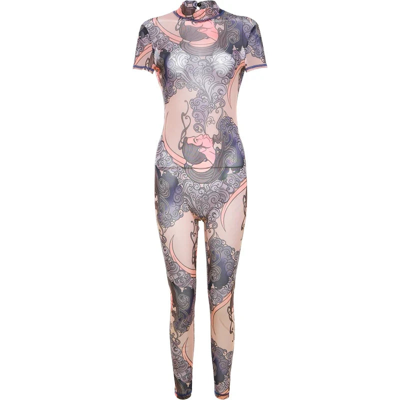 Lucy Mesh Jumpsuit