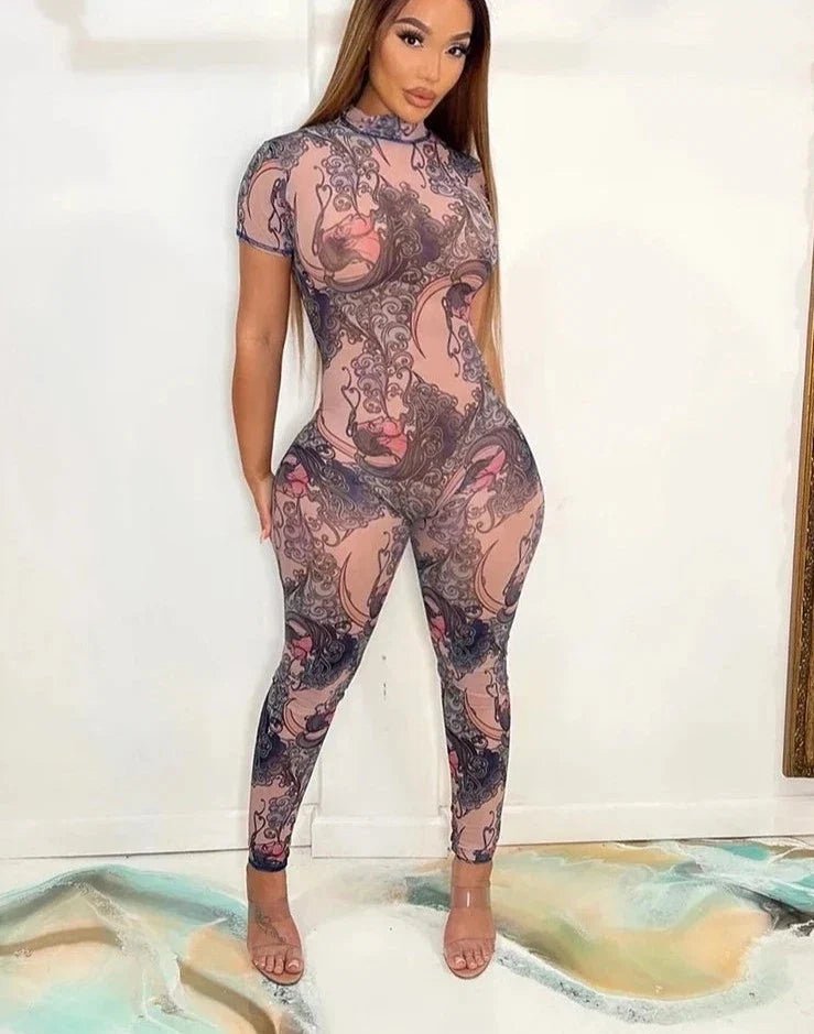 Lucy Mesh Jumpsuit