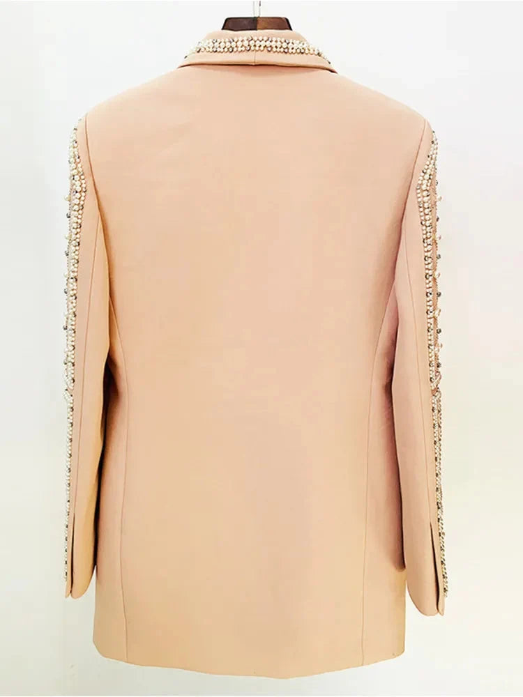 Luxurious Pearl Blazer/Dress