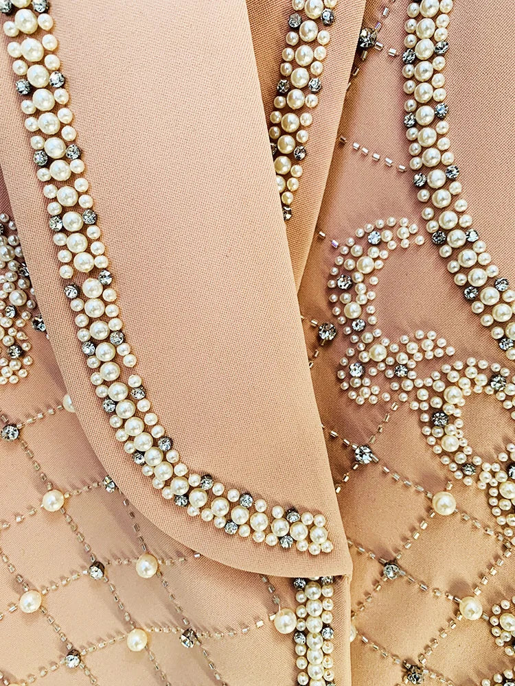 Luxurious Pearl Blazer/Dress
